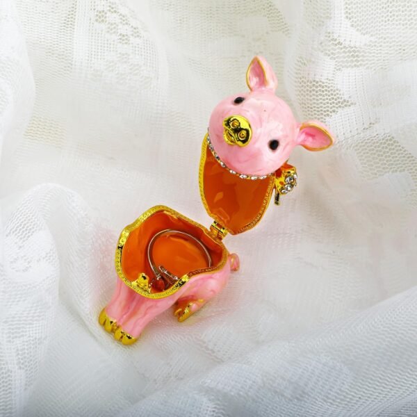 1745904252 YU FENG Cute Piggy Jewelry Trinket Box Hinged Collectible Crystal Jeweled Pig Decor Animal Figurines.jpg