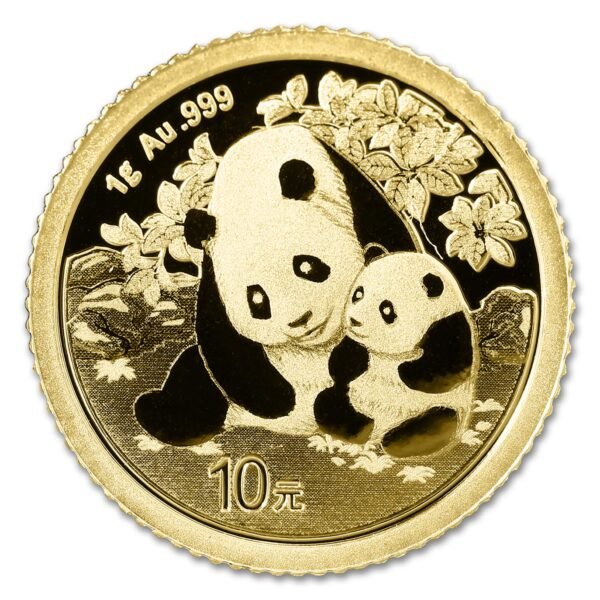 2024 1 Gram Gold Chinese Panda Coin Brilliant Uncirculated with Certificate of Authenticity 10¥ BU.jpg