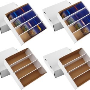4 Pack Sports Card Boxes 3120 Count Cardboard Card Storage.jpg