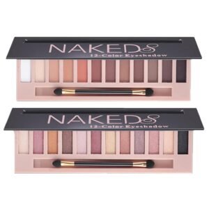 BestLand 2 Pack 12 Colors Makeup Nude Colors Eyeshadow Palette.jpg