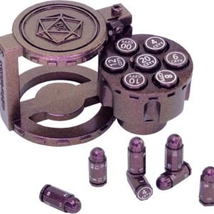 CZYY Metal Polyhedral Bullet Dice Set of 7 with Spinning.jpg