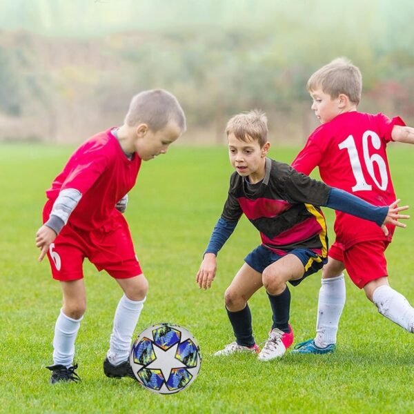 Champions League Football Fans Memorabilia Soccer Collectible Size5 Best Gift for a Childs Birthday Blue.jpg