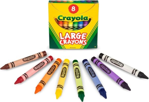 Crayola Large Crayons Assorted 8 Count Giant Crayons for Kids Toddlers Ages 2.jpg
