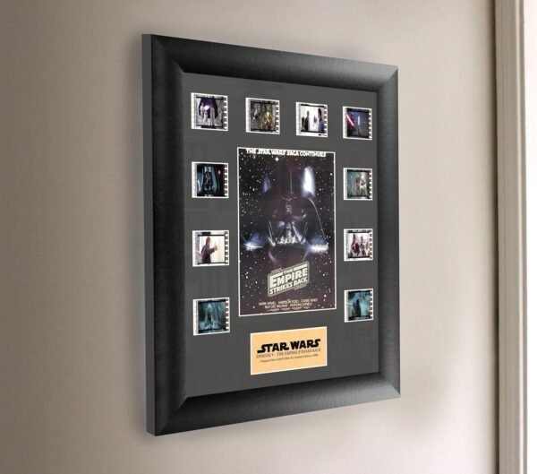 FILMCELLS Star Wars Episode V The Empire Strikes Back 11 x 13 Mini Montage Framed Movie Presentation Ten 10 35 mm Film Cells Limited Edition Officially Licensed Collectible.jpg