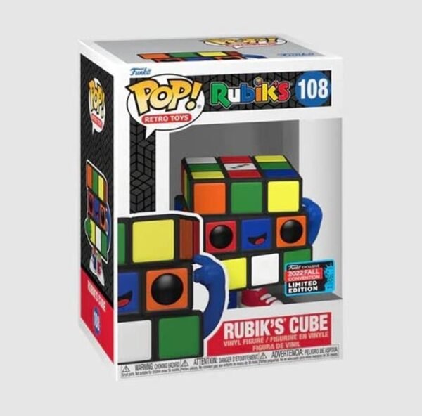 Funko Pop Retro Toys 2022 Rubiks Cube Convention Exclusive Puzzle Cube Vinyl Multicolor Figure 108.jpg