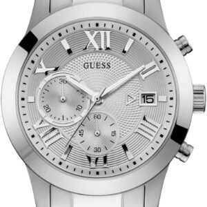 GUESS Mens Stainless Steel Gunmetal Chronograph Bracelet Watch.jpg