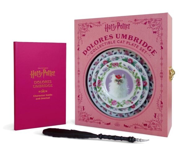 Harry Potter Dolores Umbridge Collectible Cat Plate Set.jpg