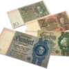 IMPACTO COLECCIONABLES Four 4 WWII German Reichsmark Notes Dated 1929 1929 1933 and 1935. Certificate of Authenticity Included.jpg