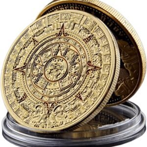Joygulls Mexico Mayan Aztec Calendar Art Prophecy Culture Challenge Coin.jpg