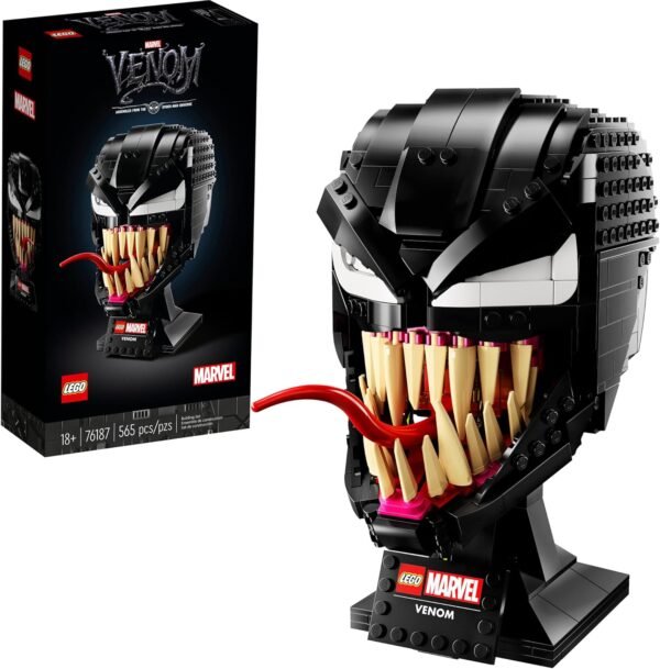 LEGO Marvel Spider Man Venom Mask Set 76187 Collectible Set.jpg