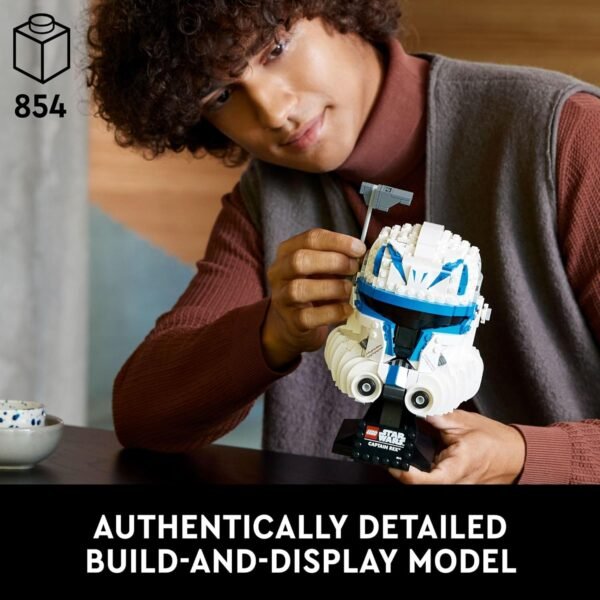 LEGO Star Wars Captain Rex Helmet Building Set The Clone Wars Collectible Model for Adults Star Wars Memorabilia 75349.jpg