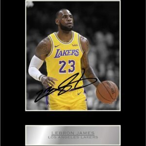 Lebron James Print Signed Mounted Photo Display 2 Autographed Picture.jpg
