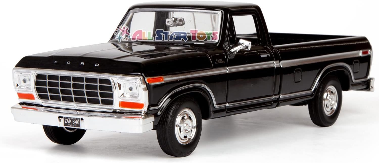 Motormax 1979 Ford F 150 Pickup Classic F150 Pick Up Truck 124 Diecast Collectible Model Car Black 79346 All Star Toys Exclusive.jpg