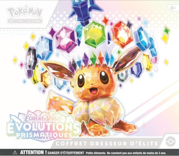 Pokemon TCG Scarlet Purple Elite Trainer Set Prismatic Evolutions 1 Fully Illustrated Promo Card 9 Booster Packs Premium Game Accessories.jpg