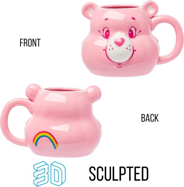 Silver Buffalo Care Bears Ceramic 3D Sculpted Mug Featuring Cheer Bear 20 Ounces.jpg