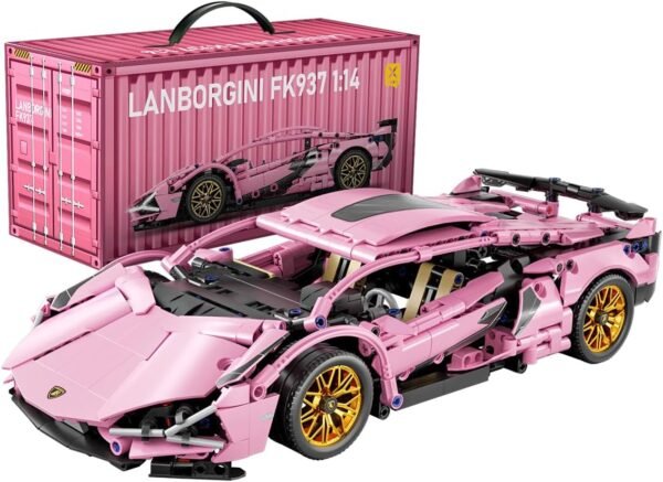 Sport Race Car Building Block Sets for Adults Pink Racing.jpg