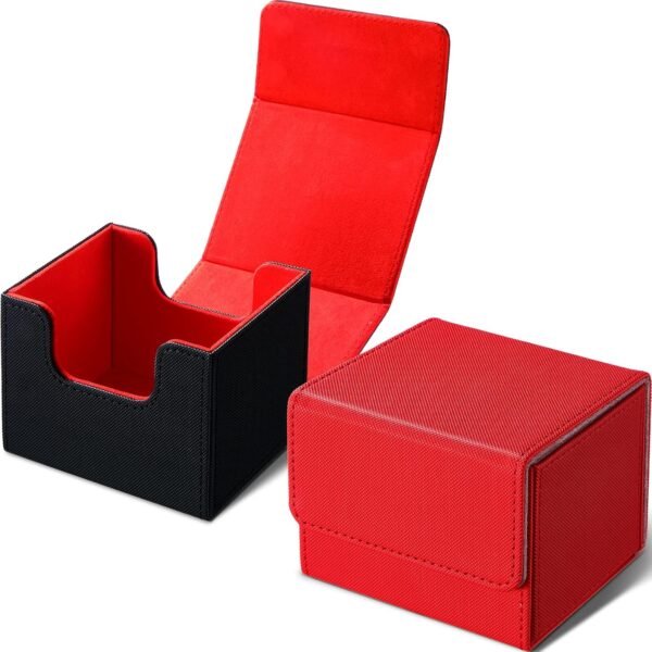 Weewooday 2 Boxes Leather Deck Card Boxes Large Size Fit.jpg