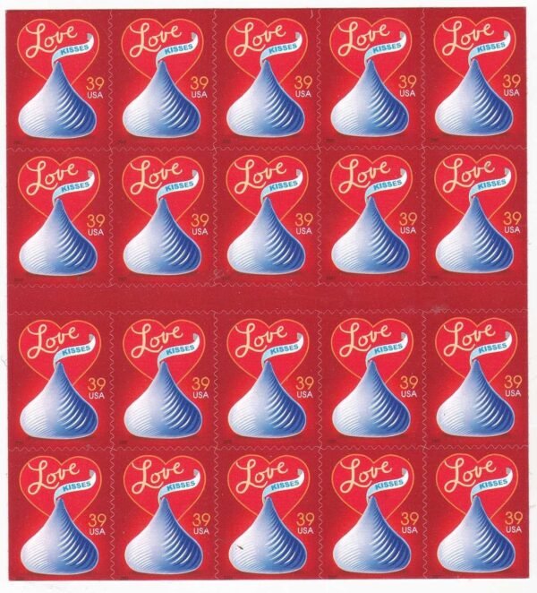 With Love and Kisses Collectible Stamp Sheet Collectible Stamp Sheet.jpg