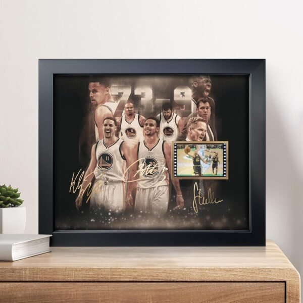 sufenvera Signed Golden State Warriors Framed Photo Gifts2015 16 Basketball Memorabilia Film Display Poster 10x8 Inches.jpg
