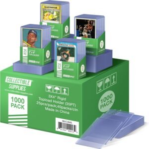 1 Full case of 1000 Standard 3 x 4 Toploaders.jpg