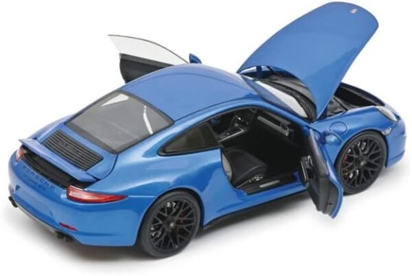 1746149051 for Schuco for Porsche for 911 for Carrera GTS Targa Blue 118 Truck Pre Built Model.jpg