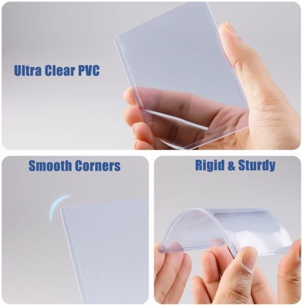 1746206656 Toploaders and Panny Sleeves Premium Hard Plastic Card Protectors Trading Card Sleevesfor Baseball Game Sports Collectible Card 200 PCS Toploader 200 PCS Penny Sleeves.jpg