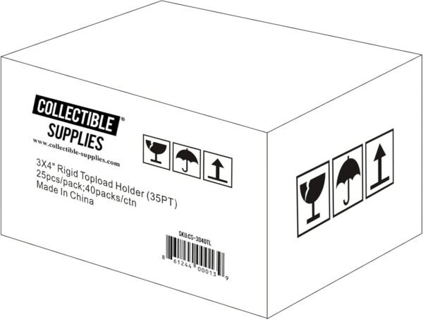 1746282259 1 Full case of 1000 Standard 3 x 4 Toploaders 35pt.jpg