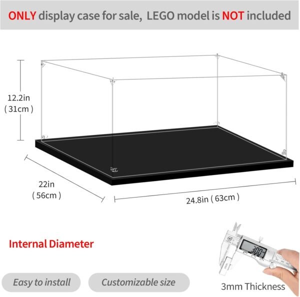 1746429855 Display Case for Lego 10276 Colosseum 24.8x22.04x12.2inches 63x56x31cm Protect Your Collectibles from Dust with a Clear Showcase.jpg