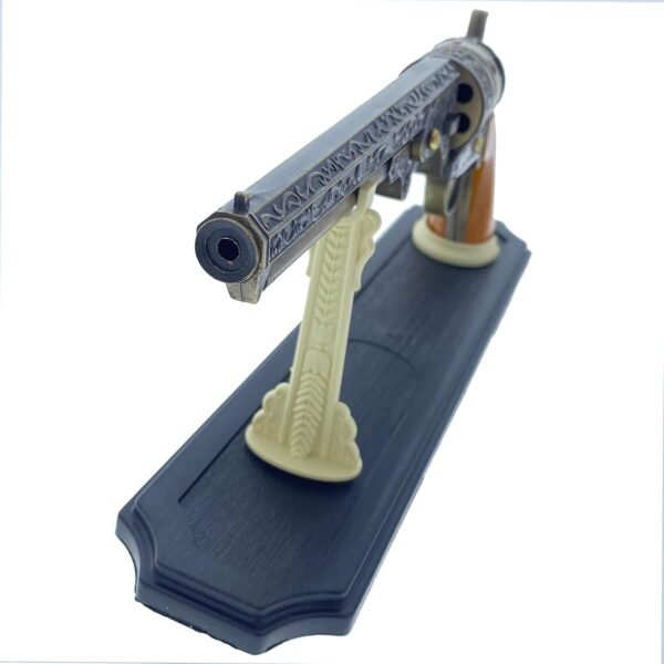 1746660253 US 13 Decorative Antique Wood Western Style Navy Revolver with Display Stand Included for Collectors.jpg