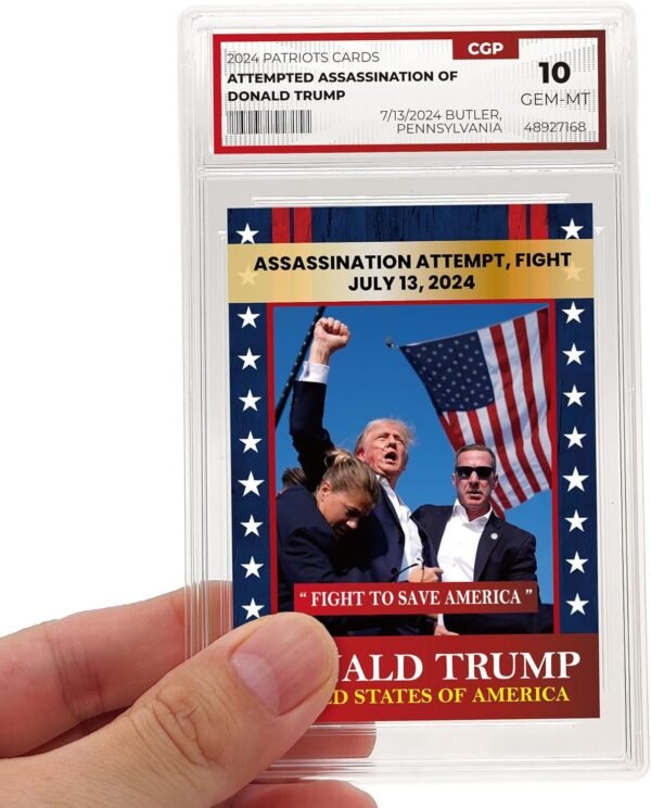 1746786253 Trump Trading Card Assasination Attempt Gem 10 Graded Trump Collectible Card Trump Gifts Trump 2024 Make America Great Again.jpg