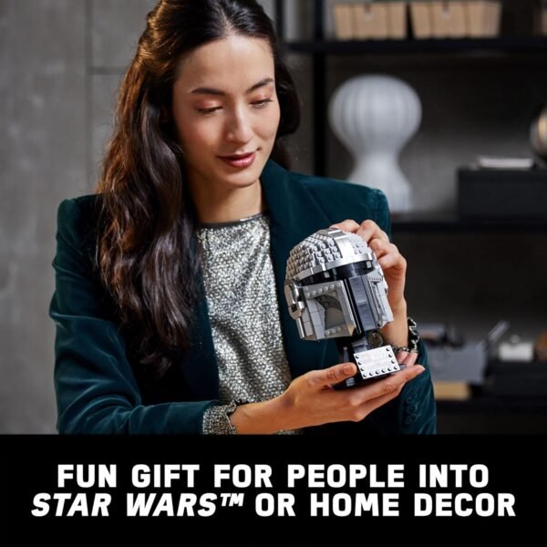 1746987854 LEGO Star Wars The Mandalorian Helmet 75328 Buildable Model Kit Display Collectible Decoration Set for Adults Men Women Mom Dad Collectible Gift Idea.jpg