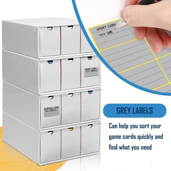 1747124656 Kitoyz 8000Trading Card Storage Boxes with 50 Card Storage Box DividersBaselall Footall Sport Card Storage Collection Compatible with Game Cards.jpg