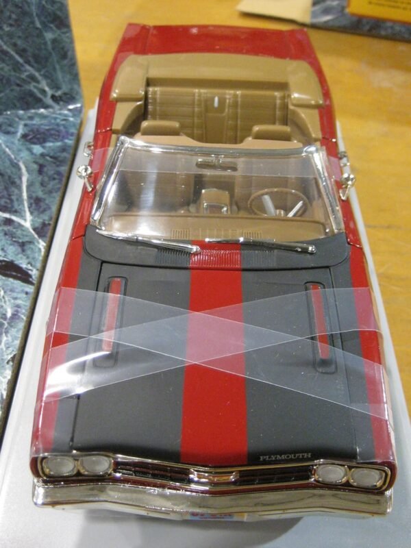 1747182251 1969 Plymouth GTX Convertible in Red Black Diecast 118 Scale American Muscle Collectibles by Ertl 1997.jpg