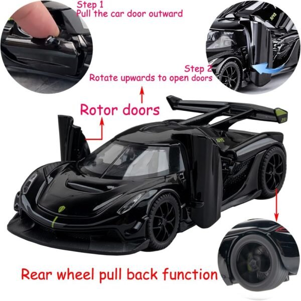1747275853 Toy Cars Model Jesko Black Alloy Collectibles Die cast Vehicles with Sound and Light.jpg