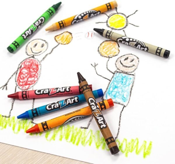 1747585454 Cra Z Art 24ct Crayons Pack Perfect Back to School Essential Art Supplies for Coloring Fun Ages 3 and Up.jpg