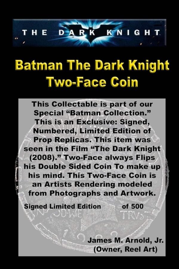 1747603454 Batman The Dark Knight Two Face Double Sided Coin Metal Signed Numbered Limited Edition.jpg