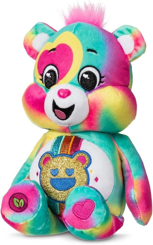 1747740251 Care Bears 9 Glitter Good Vibes Bear Tie Dye Multicolored Made from Recycled Materials – Good for Girls and Boys Collectors Ages 4.jpg