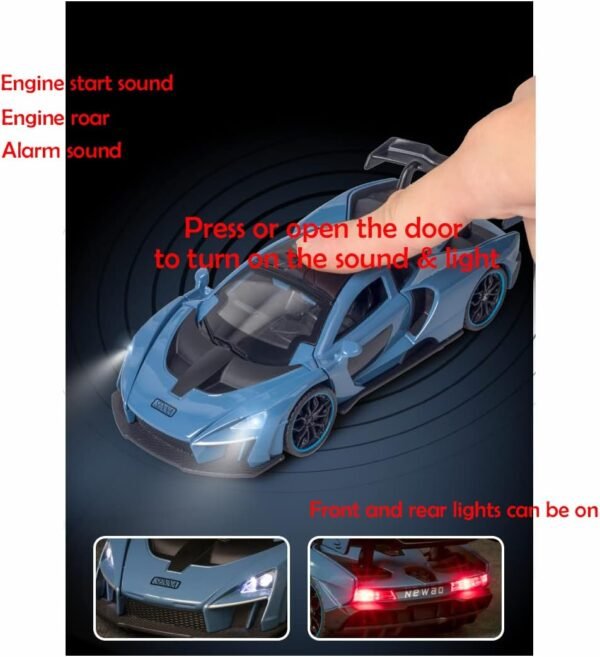 1747866252 Alloy Collectible Blue McLaren Senna Toy Vehicle Pull Back DieCast Car Model with Lights and Sound.jpg