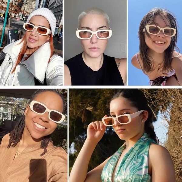 1747938254 4 Pieces Retro Vintage Sunglasses Small Square Rectangle 90s Glasses Trendy Y2K for Women Aesthetic Accessories.jpg