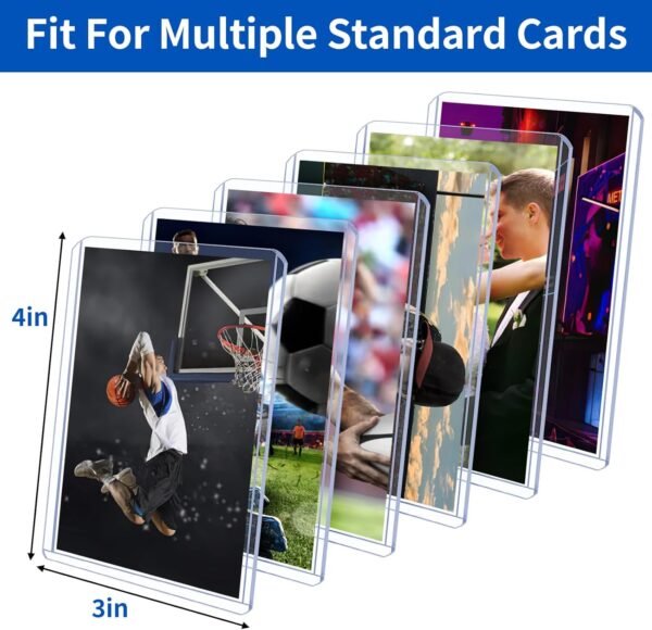 1748273055 3 x 4 Card Sleeves Top Loaders for Cards 42 Count Baseball Card Protectors Hard Plastic Sports Card Sleeves Clear Card Holder for Collectible Trading Cards Sports Cards.jpg