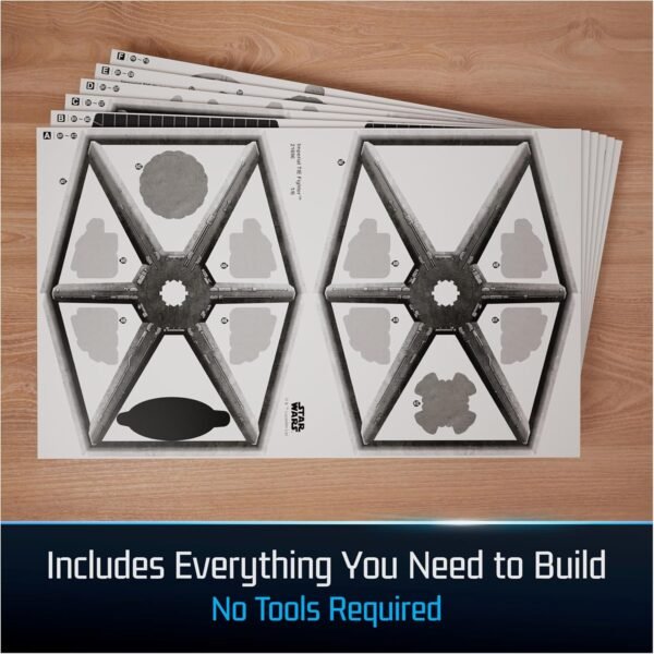 1748287454 4D Build Star Wars Imperial Tie Fighter 3D Model Kit Star Wars Collectibles Desk Decor Adult Puzzle Building Toys 3D Puzzles for Adults Teens 120 Pieces for Ages 12 Up.jpg