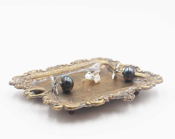 1748381052 Funly mee Small Antique Trinket Dish Vintage Gold Jewelry Tray Ring Holder.jpg