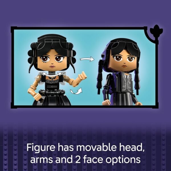 1748445854 LEGO Wednesday Addams Figure Building Toy for Kids Girls Boys Ages 10 Collectible Wednesday Addams Doll with Display for Fans Gift Idea for Birthday 76780.jpg