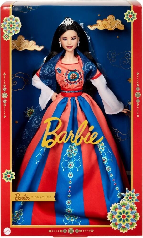 1748449458 Barbie Signature Lunar New Year Doll in Traditional Hanfu Robe with Chinese Prints Accessories Collectible with Doll Stand Certificate of Aithenticity.jpg