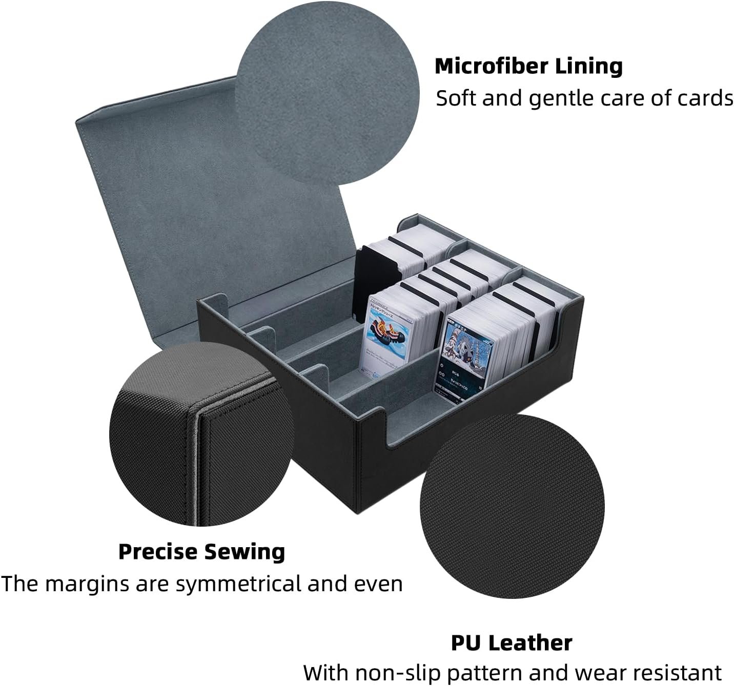 1748453050 Mcbazel 1800 Trading Card Storage Box with Leather Magnetic Closure Magic Card Holder Case for Collectible Cards.jpg