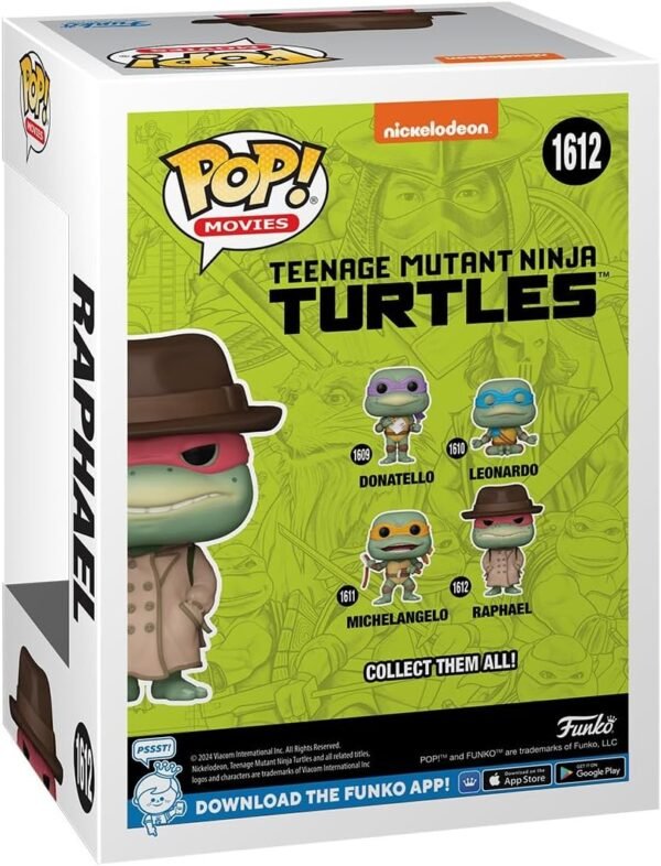 1748557452 Funko POP Movies Teenage Mutant Ninja Turtles TMNT Raphael with Coat Hat Collectable Vinyl Figure Gift Idea Official Merchandise for Kids Adults.jpg