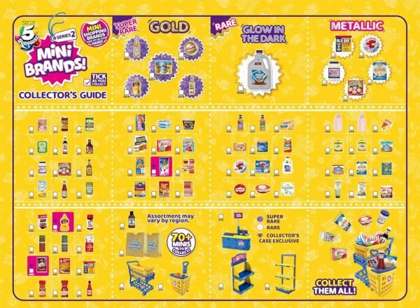 1748561058 5 Surprise Mini Brands Series 2 by ZURU 2 Count Pack of 1 Amazon Exclusive Mystery Real Miniature Brands Collectible Toy Capsule Gold PVC Tube Packaging.jpg