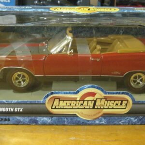 1969 Plymouth GTX Convertible in Red Black Diecast 118.jpg