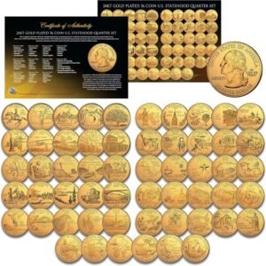 1999 2009 Complete Set of All 56 Statehood US Quarters 24K.jpg