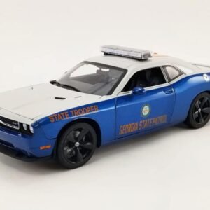 2010 Dodge Challenger SRT8 Blue and White Acme A1806018.jpg